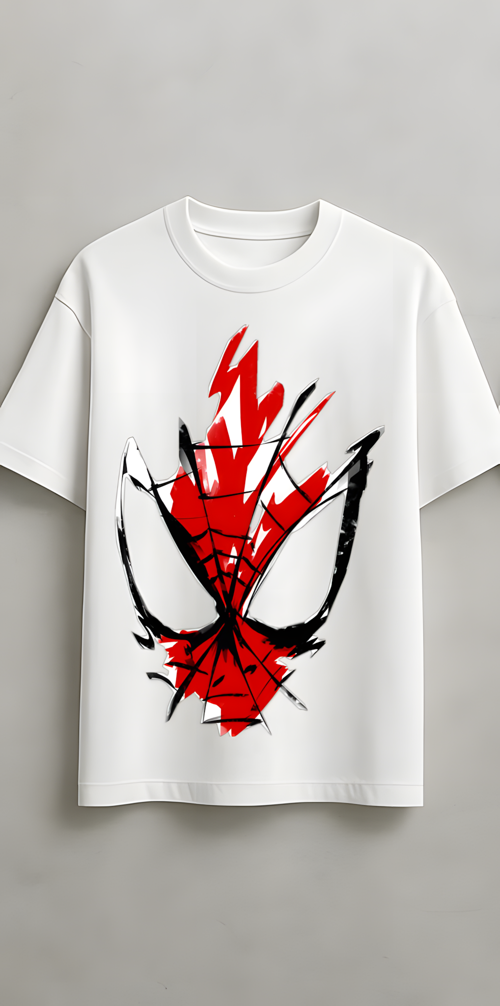 Spiderman White Oversized T-Shirt