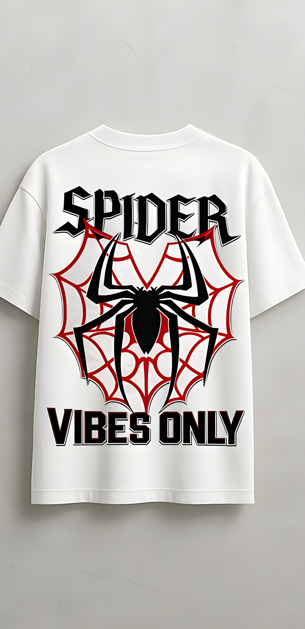 Spiderman White Oversized T-Shirt