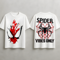 Spiderman White Oversized T-Shirt