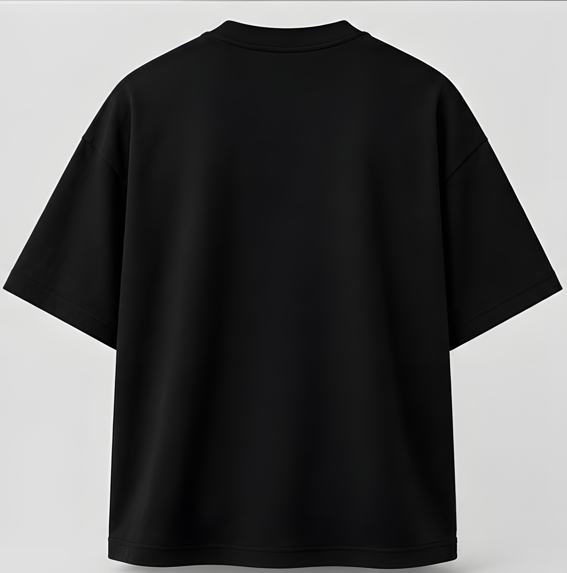 Believe Oversized Black T-Shirt