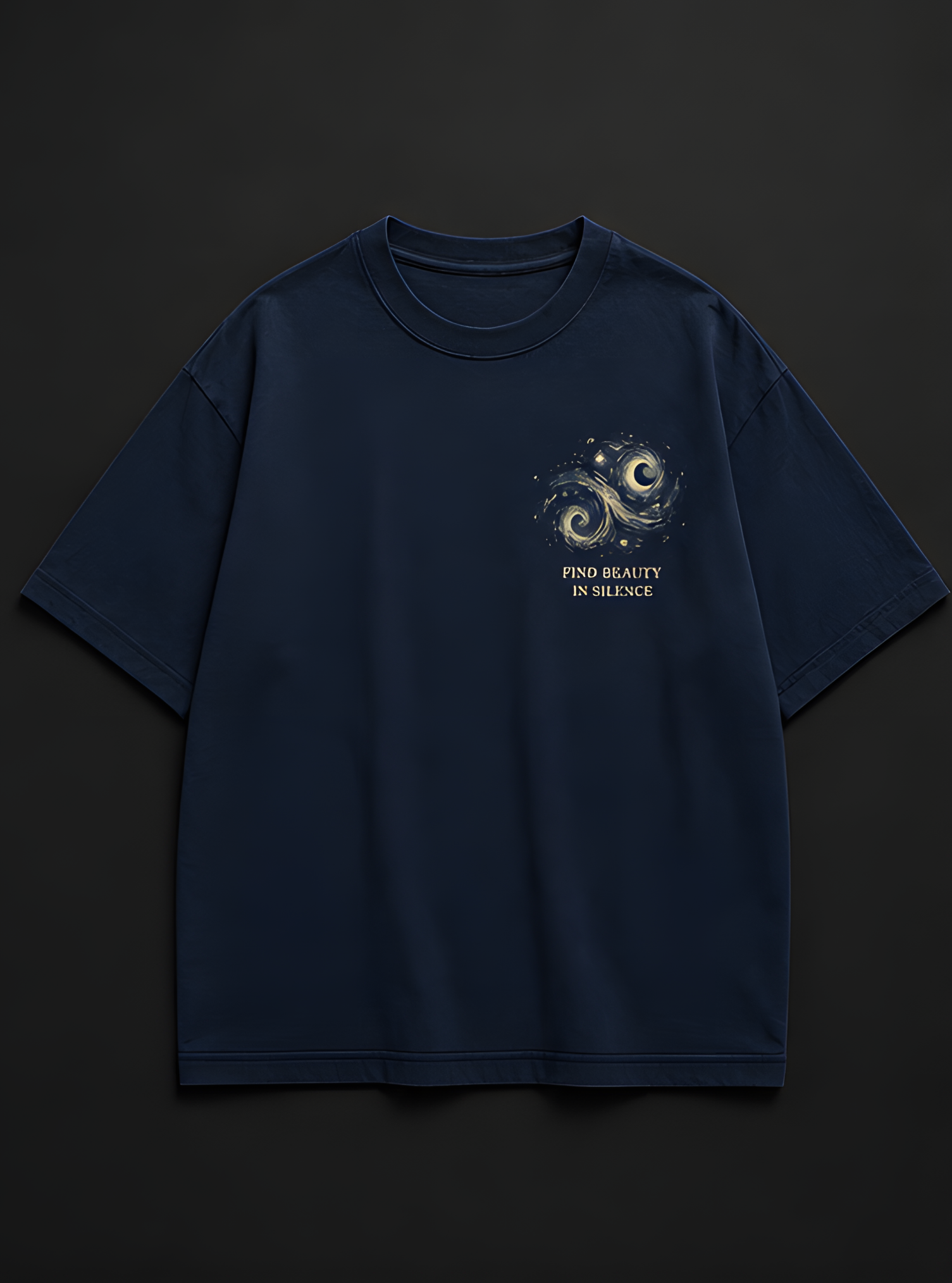 The Starry Night Oversized T-Shirt – Premium Graphic Tee by EQISTE