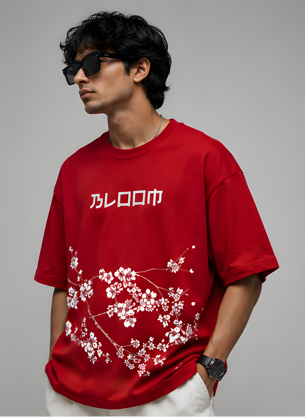 Sakura Bloom Oversized T-Shirt – Premium Streetwear