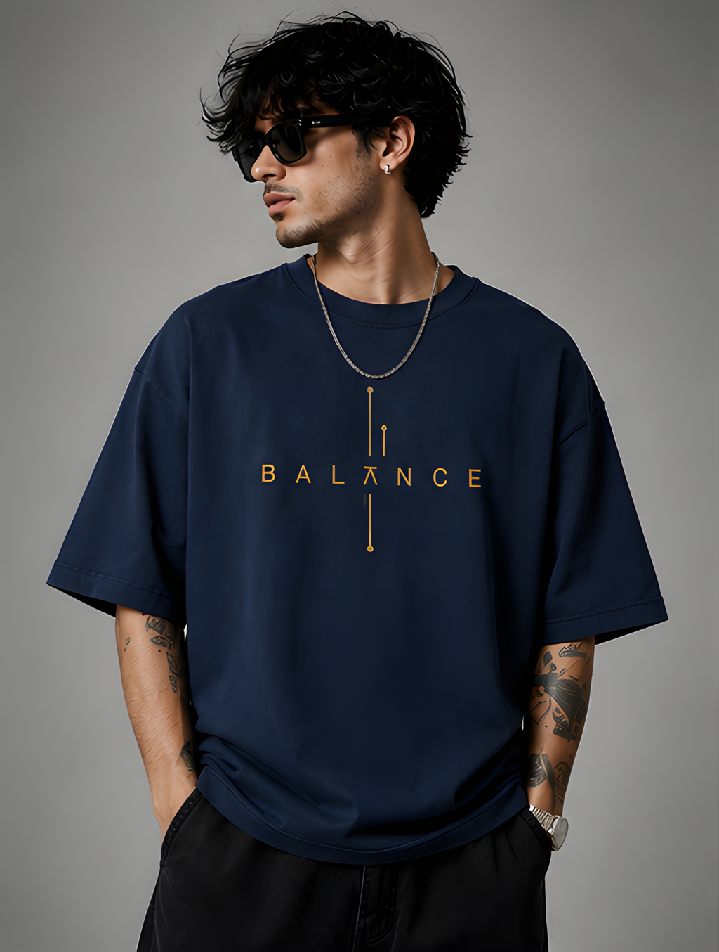 EQISTE Balance Oversized T-Shirt