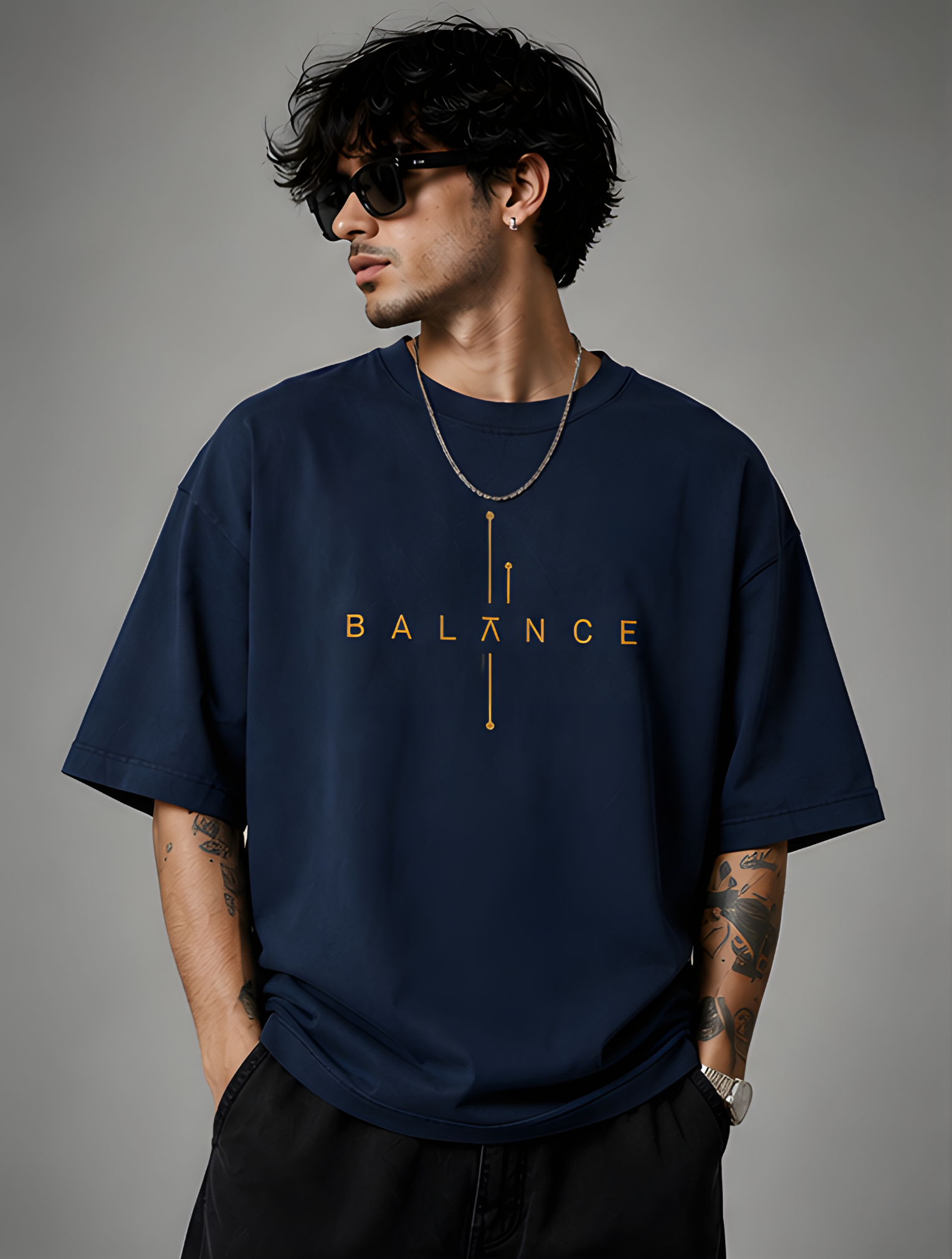 EQISTE Balance Oversized T-Shirt