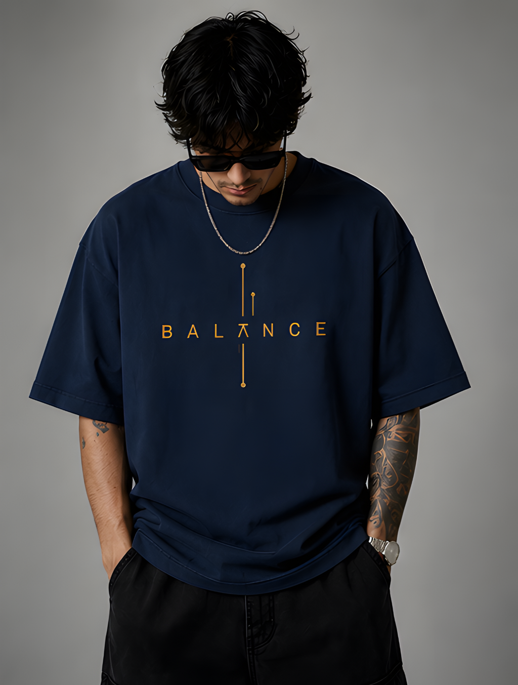 EQISTE Balance Oversized T-Shirt