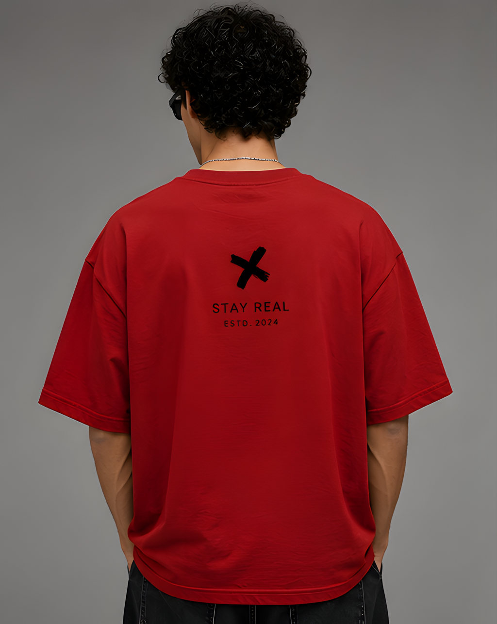 Stay Real Oversized T-Shirt