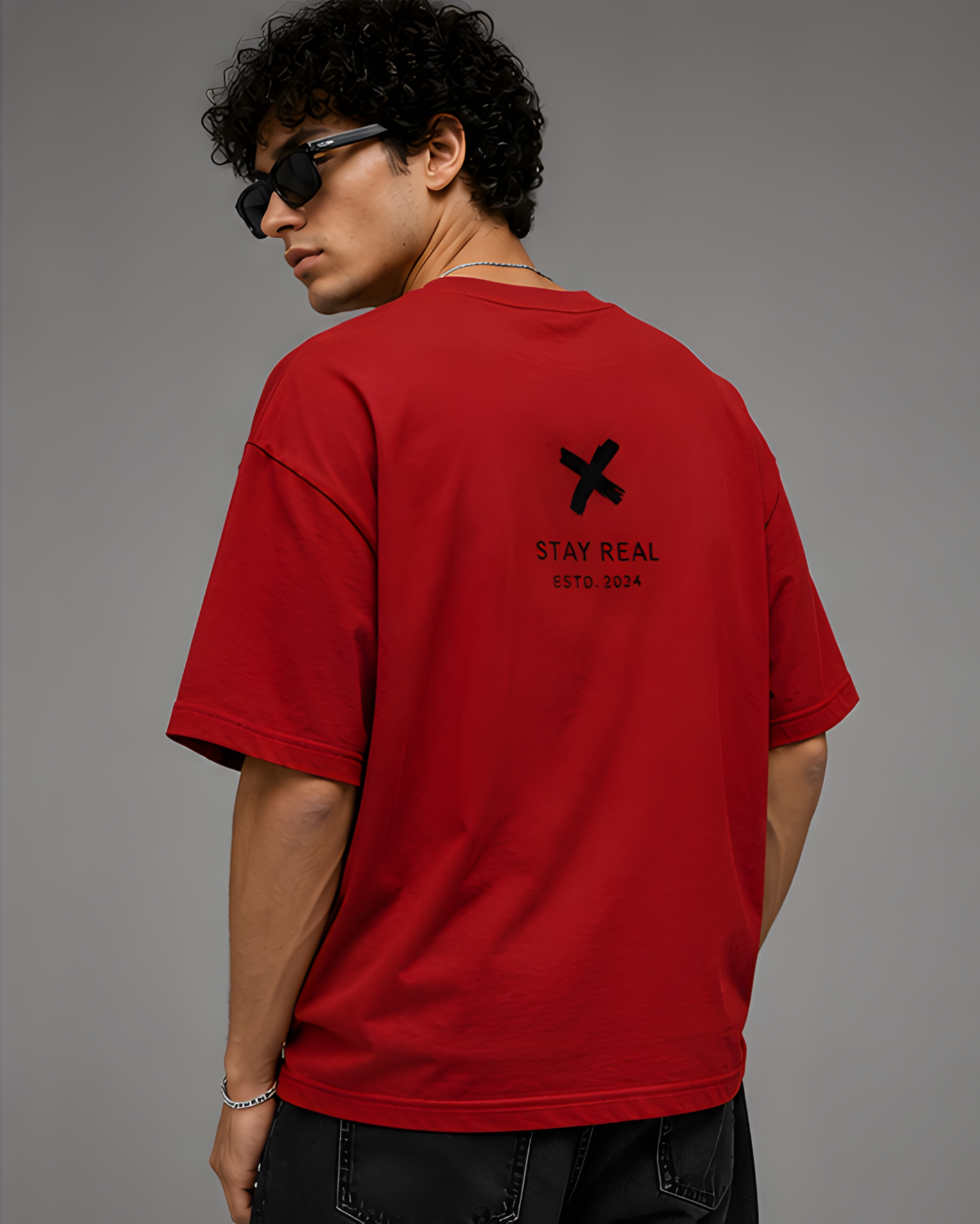 Stay Real Oversized T-Shirt