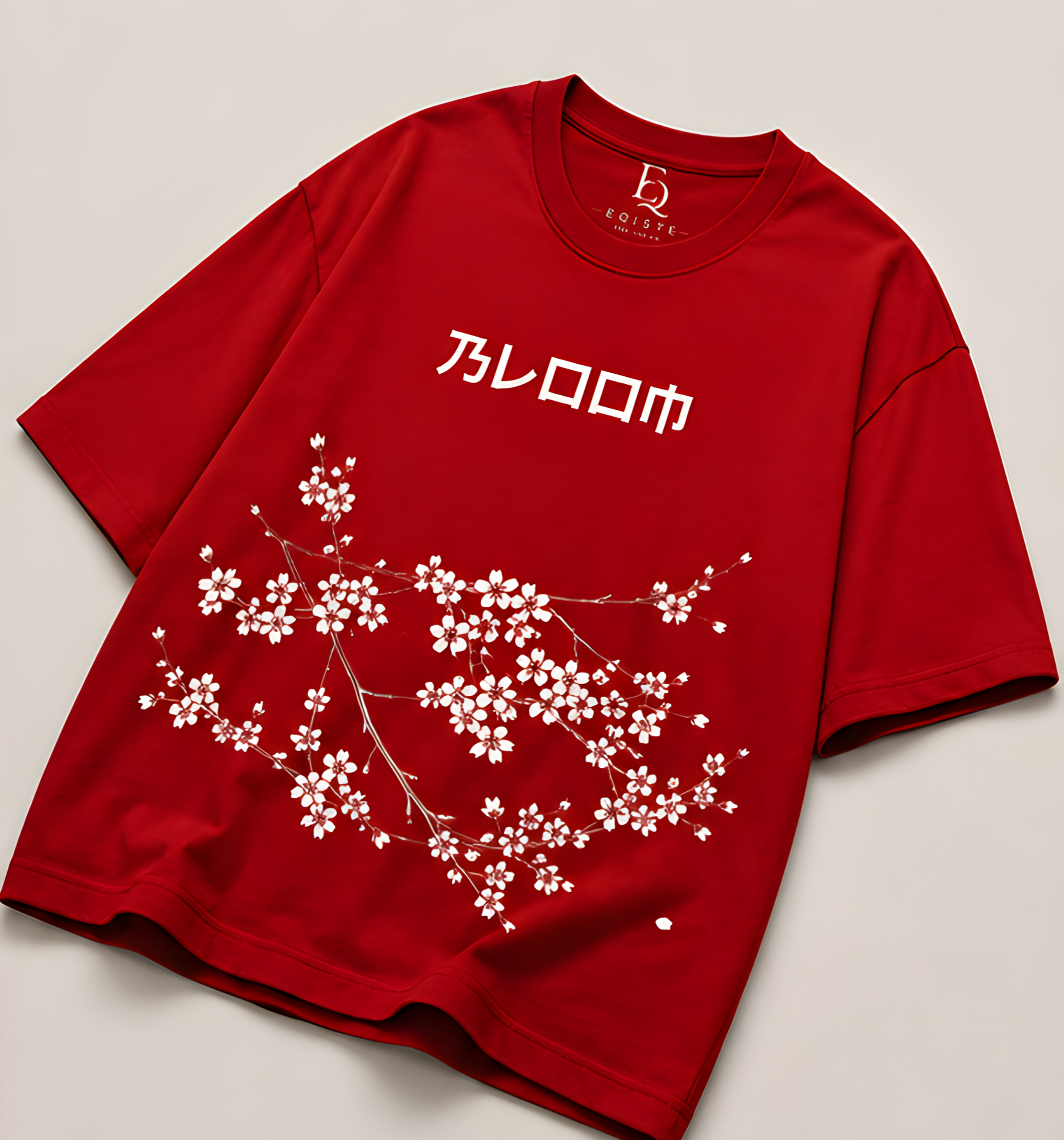 Sakura Bloom Oversized T-Shirt – Premium Streetwear