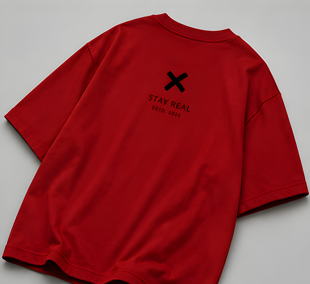 Stay Real Oversized T-Shirt