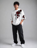 Rose White Oversized T-Shirt