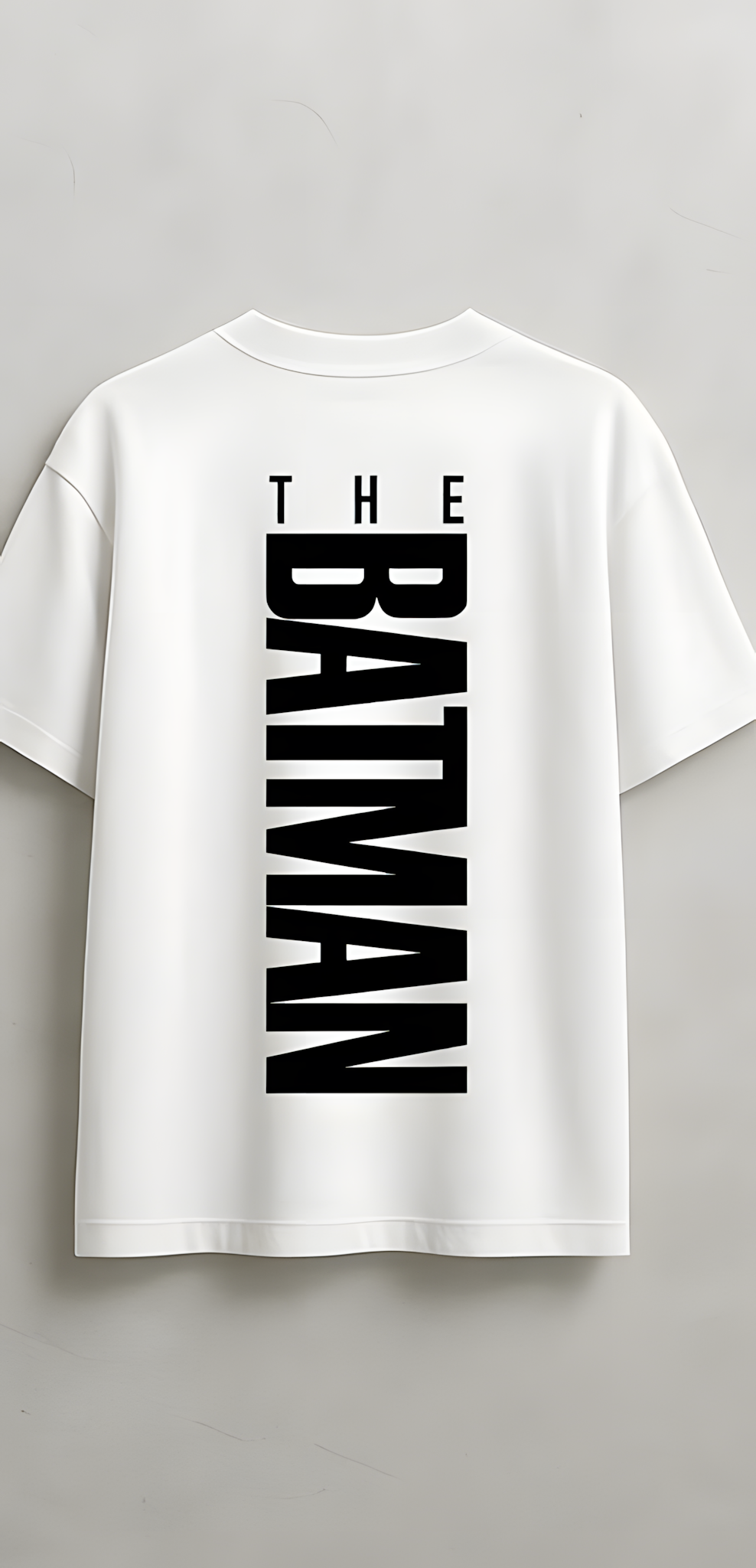 Batman White Oversized T-Shirt