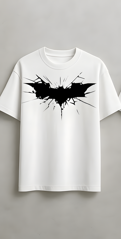 Batman White Oversized T-Shirt