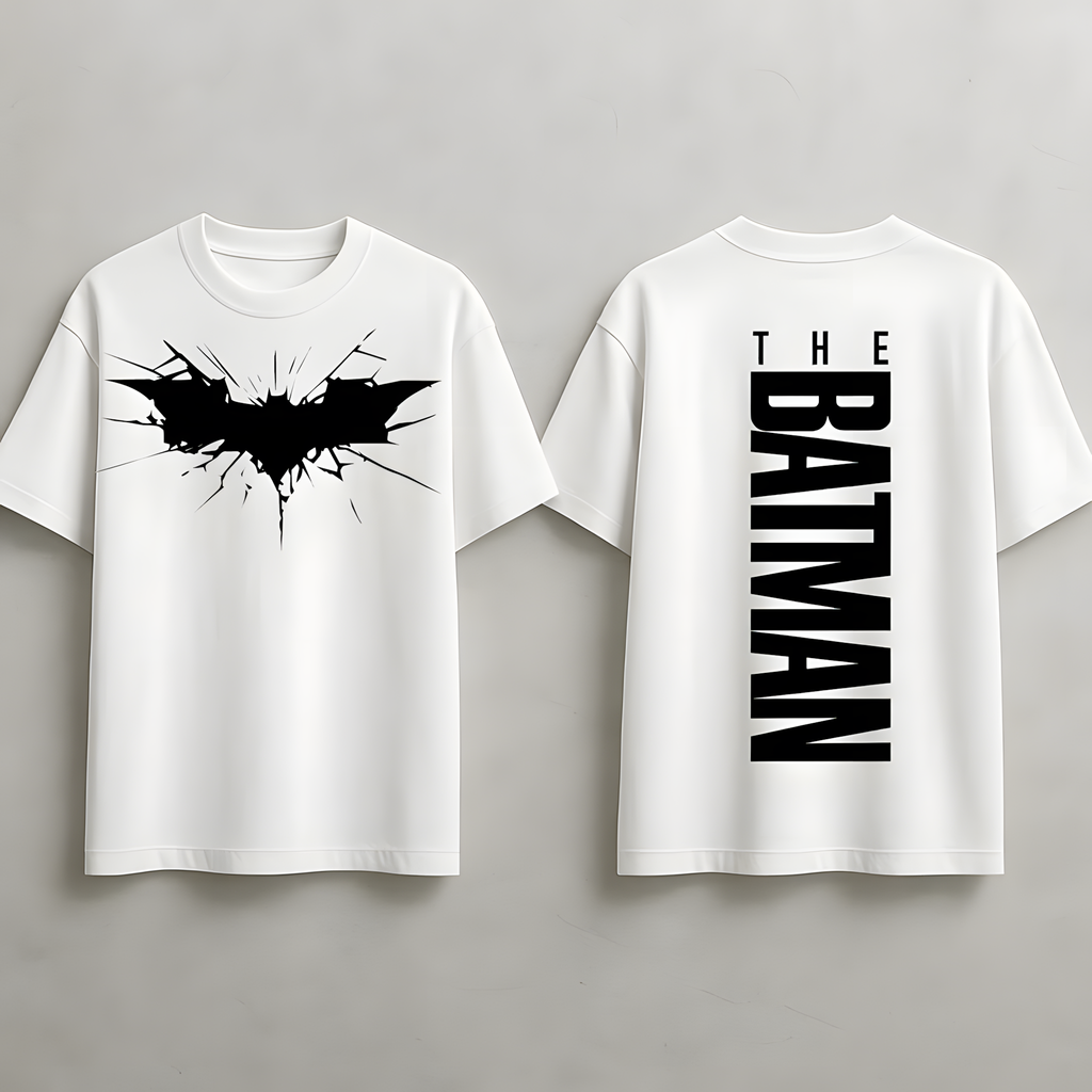 Batman White Oversized T-Shirt